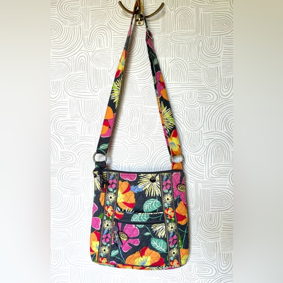 Vera Bradley Hipster Crossbody Jazzy Blooms - Picture 2 of 15